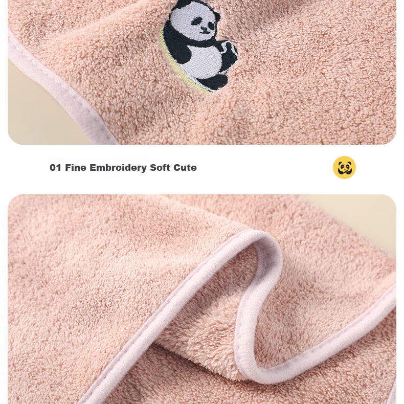 Grace Towels, Face Washing Class A Children's Towels, 4-Pack, Soft Absorbent Cartoon Children's Face Towels for Sports And Daily Use 20