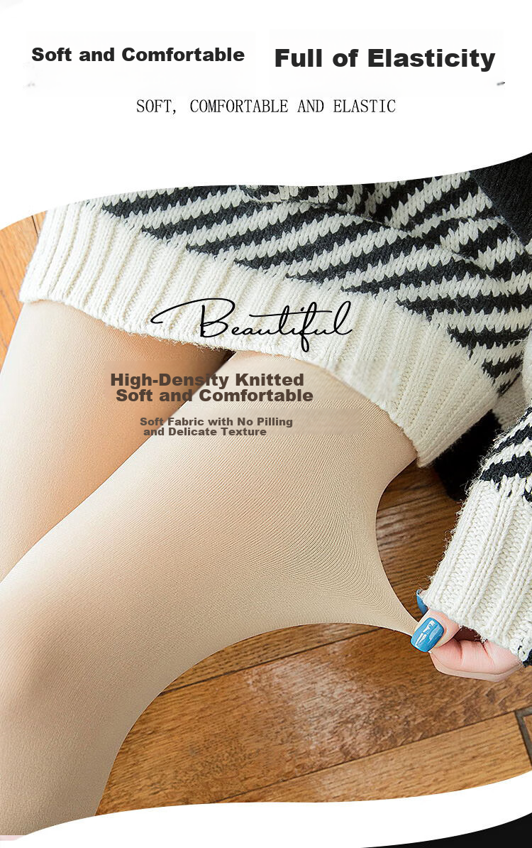 Nanjiren [Shinny Leg Miracle] 2026 Spring New Base Layer Leggings, Slimming Pressure Slimming Pantyhose, 2-Piece Set 7