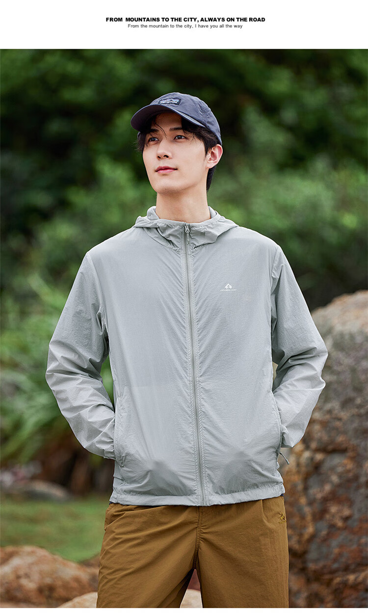 Pioneer Camp Sun Protection Clothing for Men, New Summer Outdoor UV-Resistant Sunscreen Jacket, Lightweight Breathable Skin Coat, Men's Fishing Outerwear 16