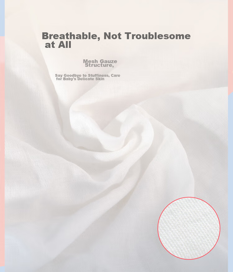 Babyprints [Without Carbamide] Diaper, Infant Gauze Antibacterial Pure Cotton Newborn Diapers, Disposable Diapers, Washable, 10 Pieces 7