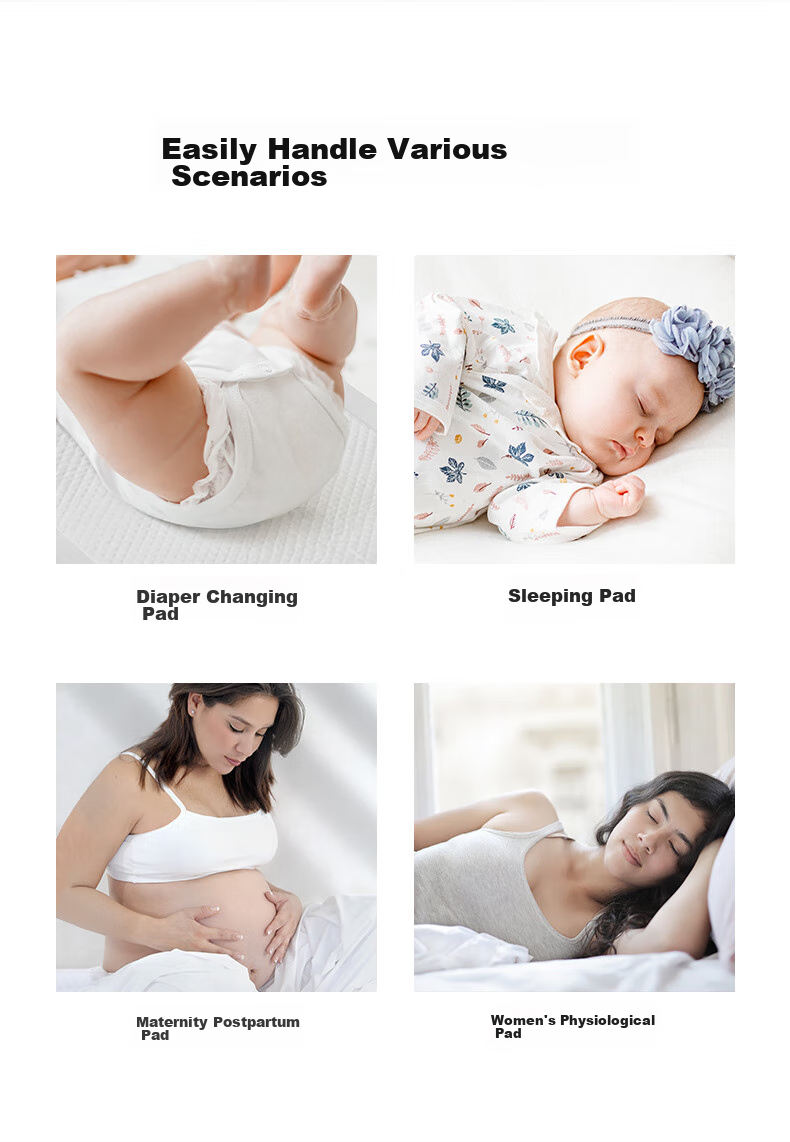 EMXEE Disposable Waterproof Breathable Nursing Pads for Infants, Newborn Diaper Changing Pads, Bed Mats, 20 Pieces, 33*45cm 10