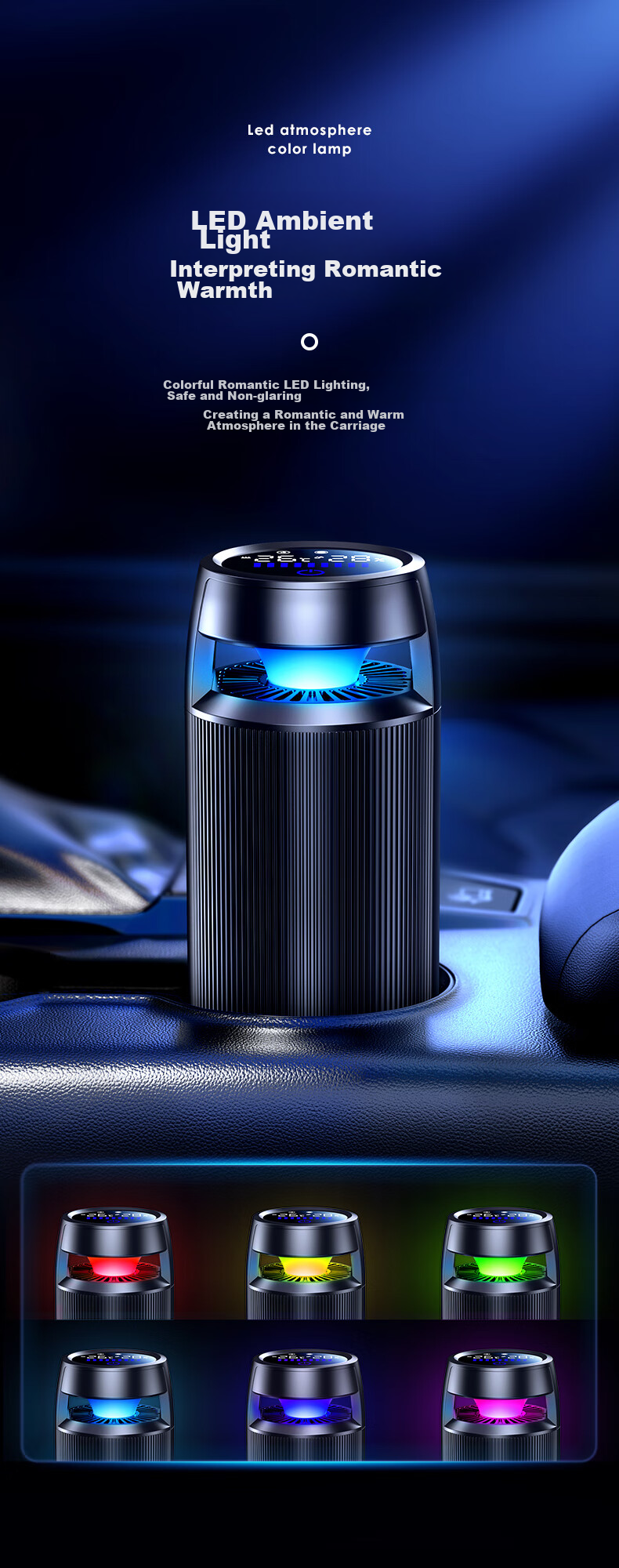 BIAZE Car Air Purifier SU7 Xiaomi New Car Interior Air Purifier for Eliminating Bacteria, Formaldehyde, PM2.5, Odors, And Smoke, for Car And Home Use 15