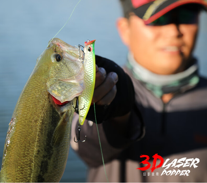 Guowangluya Lure, Phantom Wave Surface Casting Lure, Artificial Bait for Freshwater Bass, Bionic Imitation Bait 1
