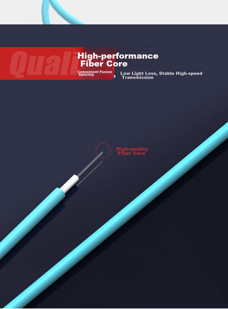 Nokoxin Telecom Grade 10G Multimode Duplex Fiber Patch Cable OM3 Duplex Bend-Resistant Pigtail Optical Module Data Center Communication LC-LC 15m 7