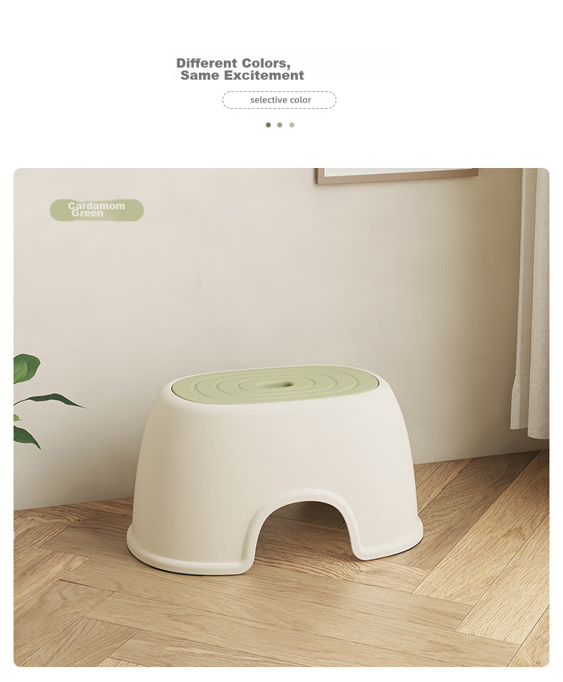 HOBBY TREE Household Stool, Thickened And Wear-Resistant, Children's Seat Chair, Bathroom Wash Bench, Non-Slip Hand Washing Stool, Footrest Toilet Mat 15