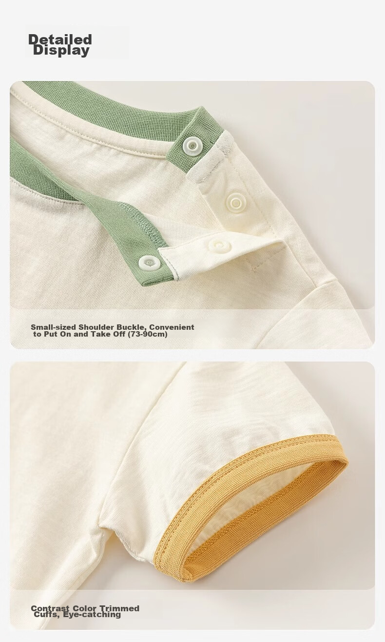 DAVE & BELLA Children's Short-Sleeve Summer Wear, Boys' Cartoon T-Shirt, Stylish Casual Color-Block Top 4