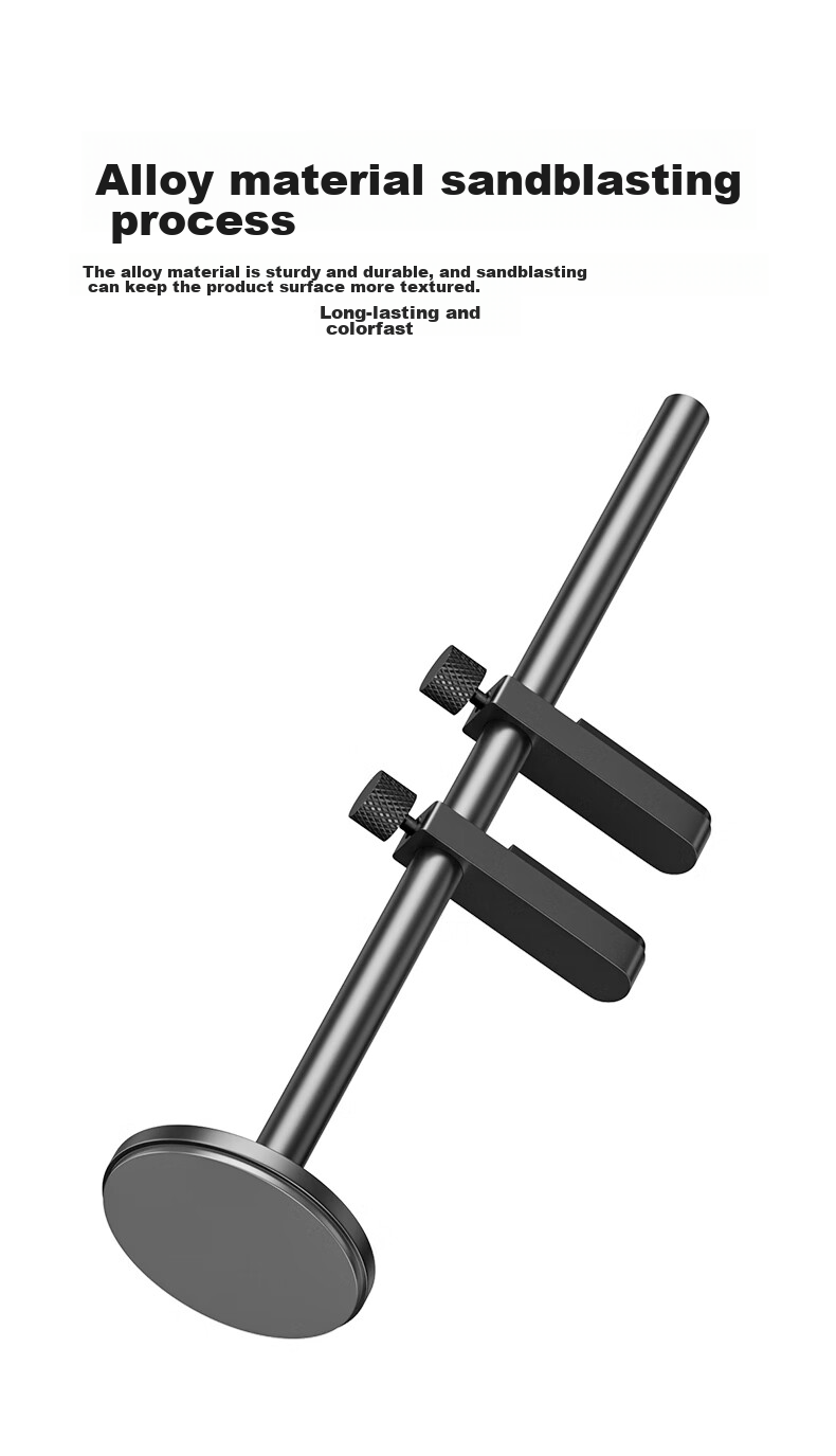 LinkStone Graphics Card Support Bracket, GPU Stand, Desktop Computer Graphics Card Support Rod, Single Bar, Anti-Bend GPU, Magnetic Base, Adjustable Height, Metal Material 4