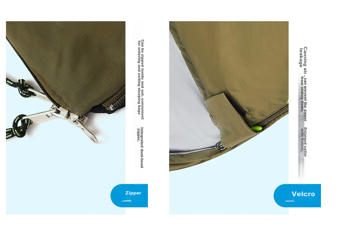MOBIGARDEN Sleeping Bag, Outdoor Camping Splicing Single Warm Sleeping Bag Xiangyun 1.8 EX19562005, Light Sand Color/Left 16