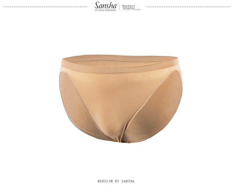 Sansha Ballet Dance Protective Children's Underwear, Anti-Exposure Triangle Panties, 66AH0002N, Nude Color, S-M 2