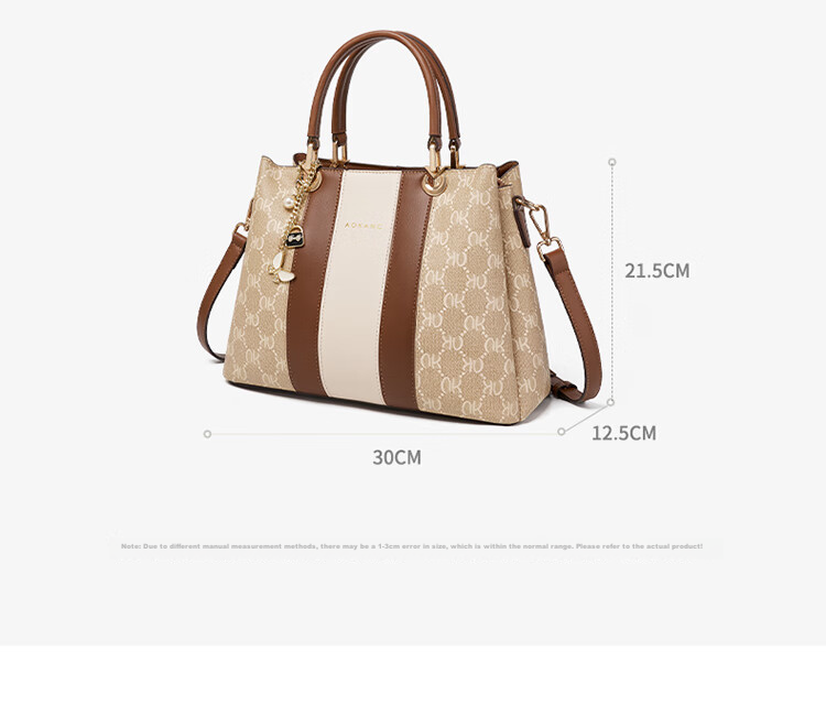 Aokang Women's Handbag, Trendy Large Capacity Tote Bag, Light Luxury Crossbody Shoulder Bag, Birthday Mother's Day Gift for Mom Or Wife 14