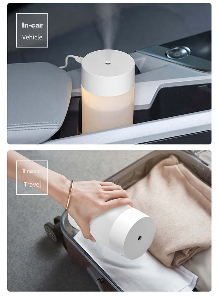 HANASS Desktop Humidifier, Compact Quiet Humidifying Companion for Rhinitis, Air-Conditioned Rooms, Home And Office Use, USB Plug-In Portable Car-Mounted MYX-109 38 Home Portable for Office Workers 11