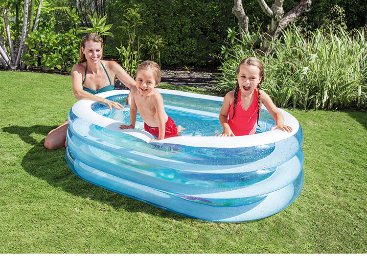 INTEX Inflatable Water Park, Children's Ocean Ball Pool, Home Use Inflatable Indoor And Outdoor Play Area, Outdoor Swimming Pool, Baby Toy, 57180 2