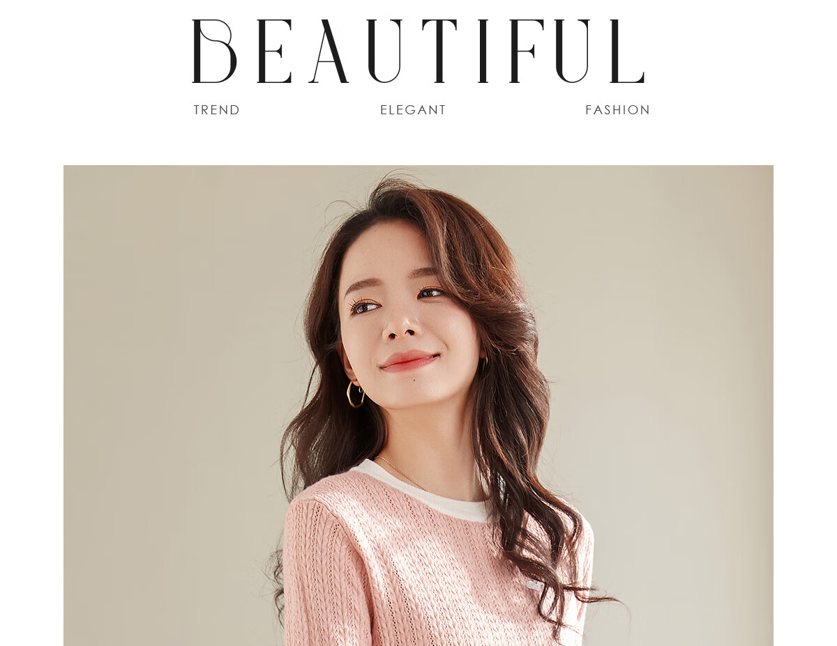 She Enjoy Women's Knitwear Round Neck Thin Sweater Lightweight Knit Top Spring Autumn Versatile Color-Block Collar T53Z155 16
