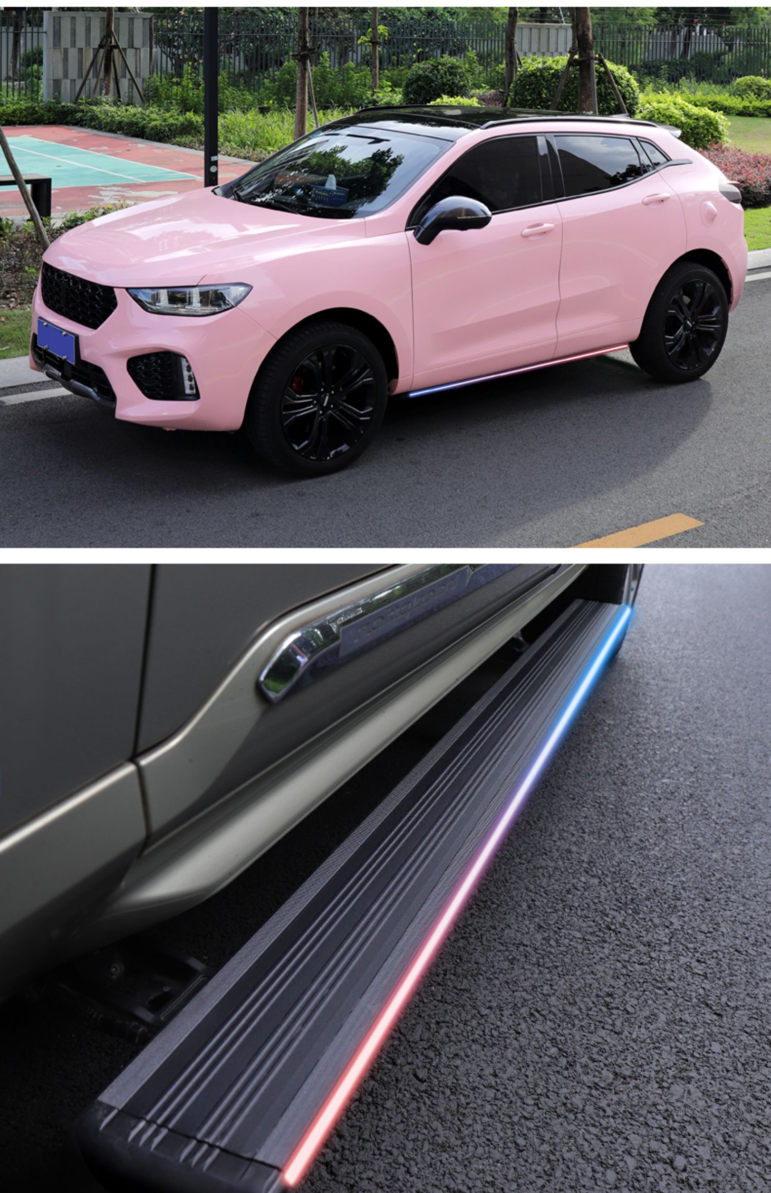 享惠油 专用于魏派vv7电动踏板vv6脚踏板原厂vv5迎宾侧踏板wey改装爆