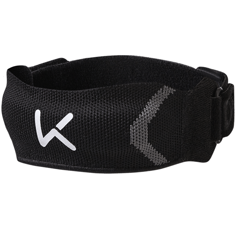 Keep Knitted Patellar Strap Knee Brace for Meniscus, Badminton, Running, Jump Rope, Patella Fixation, Adjustable, Black And Gray, One Piece
