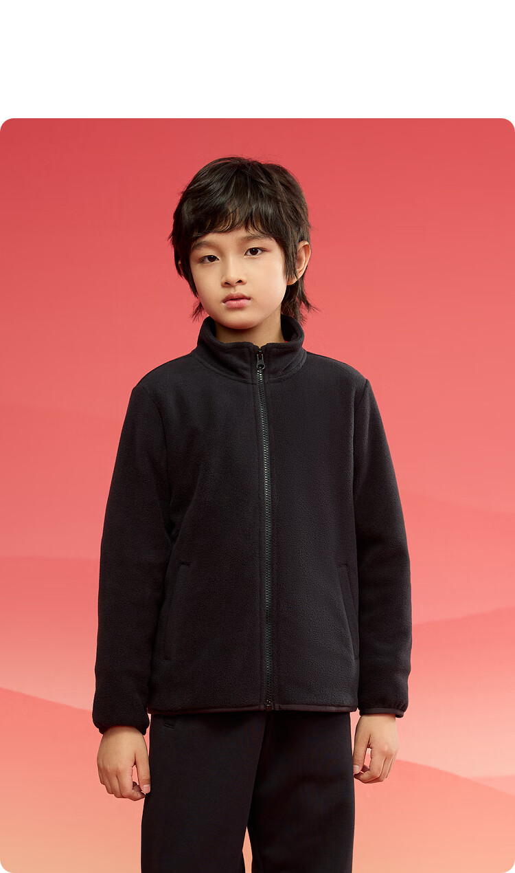 BALABALA Kids Fleece Two-Piece Set Boys' Jacket 2025 Spring Autumn Cotton Waterproof New Year Outfit 3