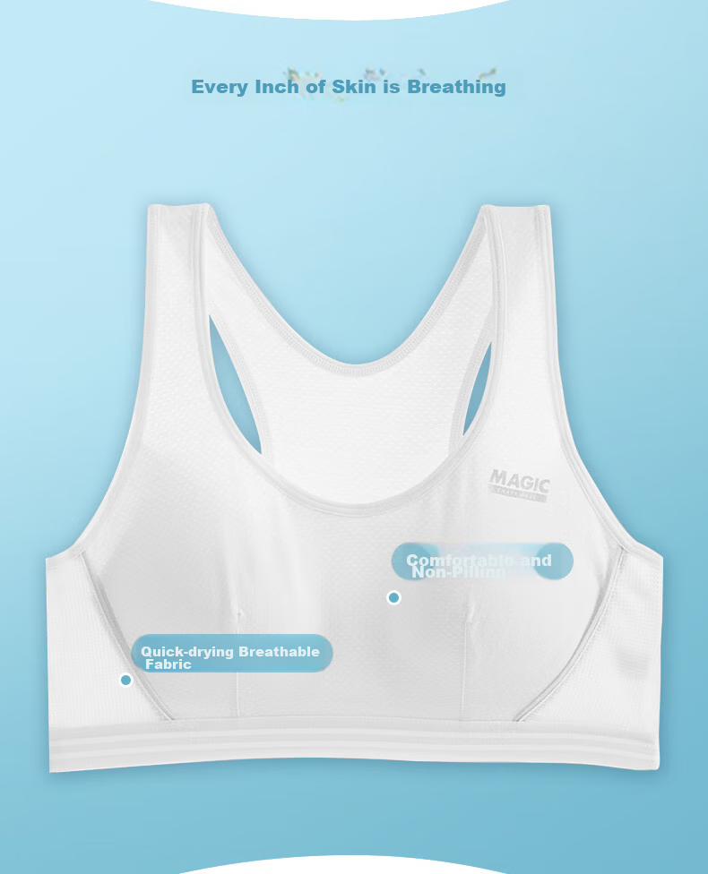 FitonTon Girls' Underwear, Student Bra, Puberty Training Bra, Sports Bra for Teenage Girls, Big Kids' And Children's Underwear 11
