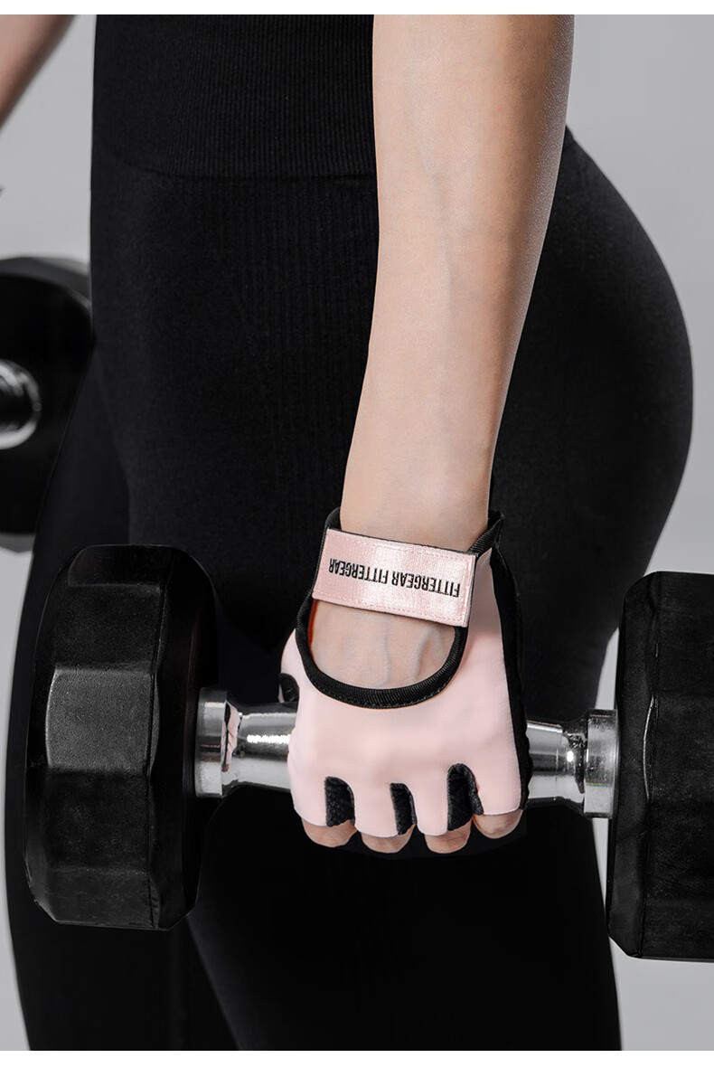 FITTER GEAR Fitness Gloves for Women, Anti-Callus, Specialized for Sports, Pull-Up Bar, Gym Equipment Training, Non-Slip, Gray, Size S 3
