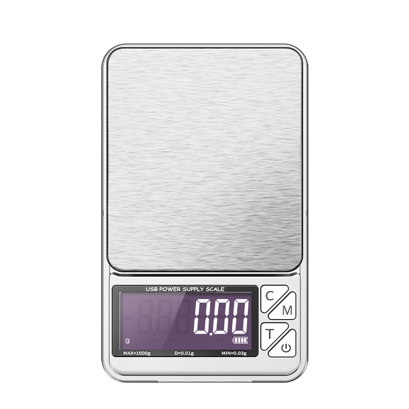 Meilen Electronic Scale, Mini Jewelry Scale, 0.01g Portable Gram Scale, Micro Gold Balance, Pocket Electronic Scale