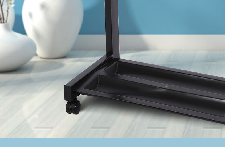 Meebordi Umbrella Stand with Large Lock, Long Handle Umbrella Storage Rack, Mobile Straight Rod Umbrella Stand, Floor-Standing, Customizable for Businesses, 20 Hooks 5
