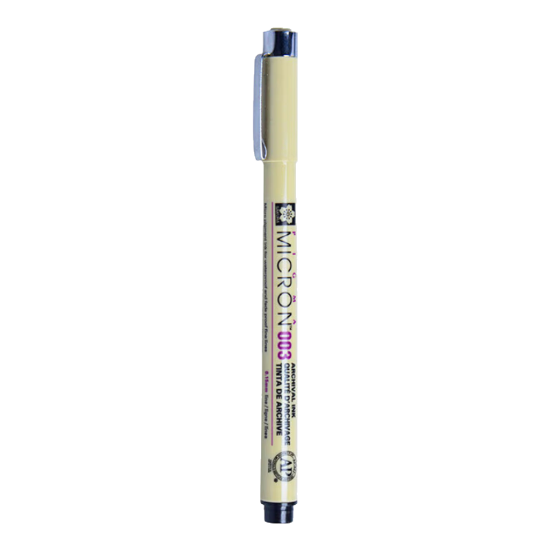 SAKURA PIGMA Needle-Tip Pen, Line Drawing Pen, No. 003 Black 0.15mm, Imported from Japan, Waterproof Drawing Pen, Water-Based Pen for Students, Children's Art Drawing, Hand-Drawn Comics And Anime Desig