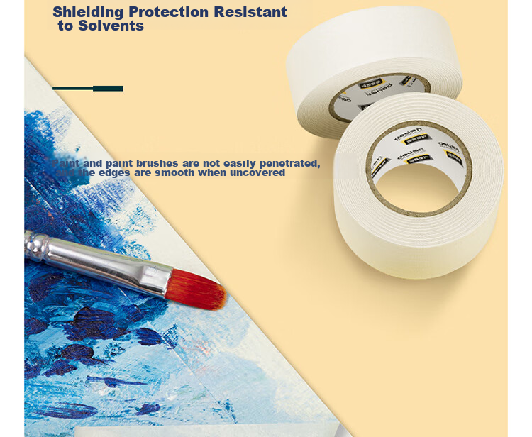 Deli Masking Tape, Art And Craft Color Separation, DIY Decoration Masking Tape, Paint Protection Sticker, Easy to Remove, 24mm*20y 30665 4