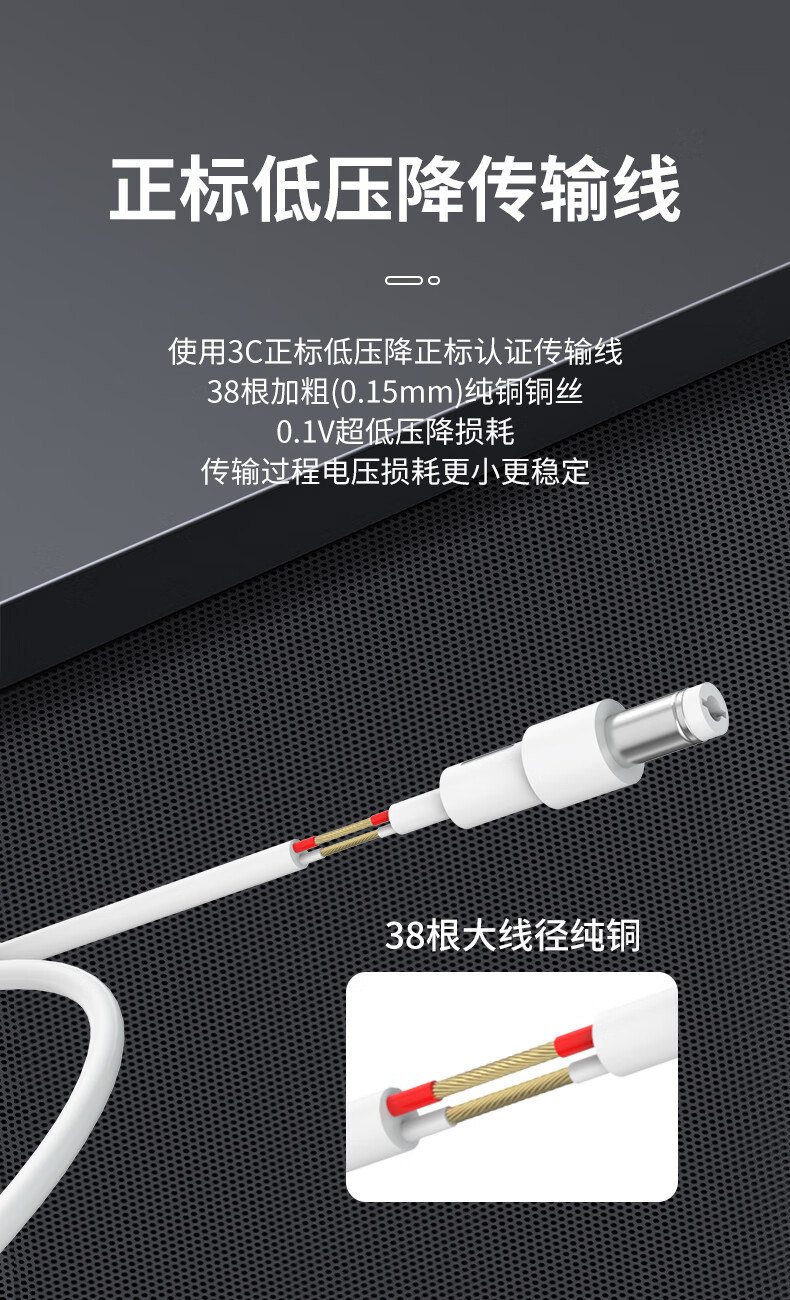 Elei 5V1A Power Adapter, DC Multi-Functional Charger Socket, Outer Diameter 3.5mm, Inner Diameter 1.35mm, Suitable for Routers, Set-Top Boxes, And Monitors 5