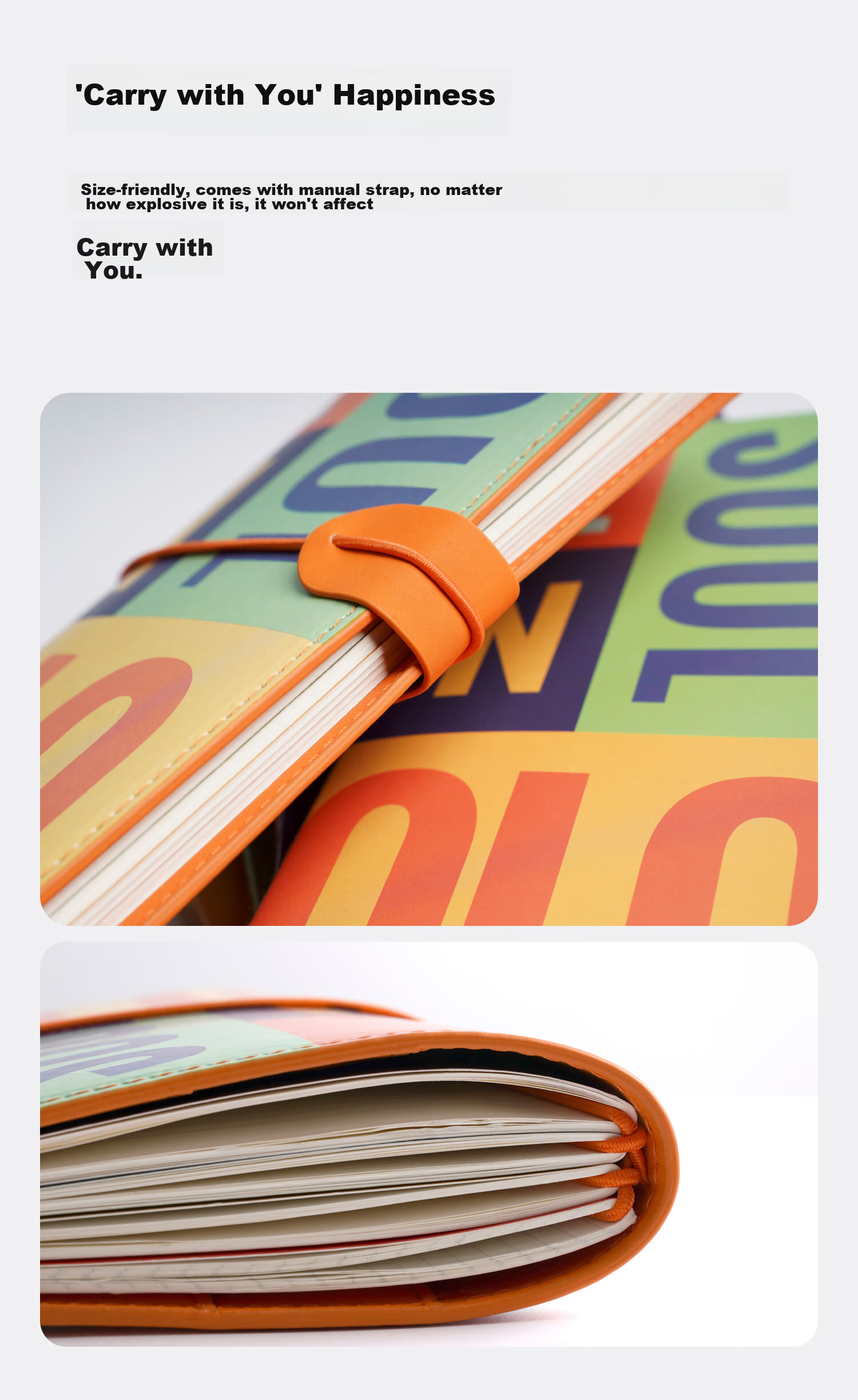 Chenzao Travel Guide with Detachable Replaceable Dot Matrix Core, 60 Pages 6