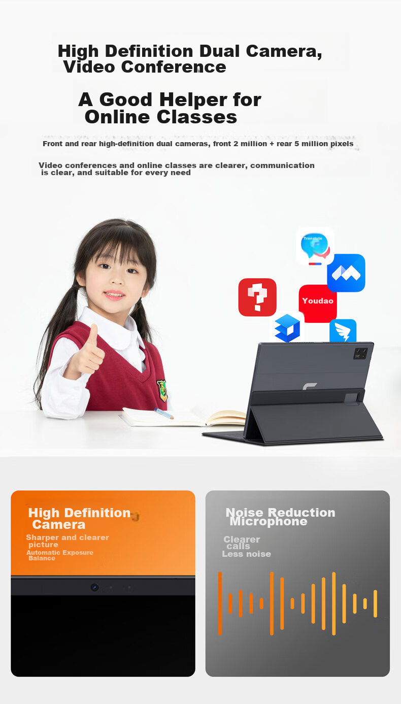 Founder Lingyue Series Laptop [Subsidies], Lightweight Notebook, 10.1-Inch Mini Tablet PC, Two-In Dedicated Office Laptop, 128GB High-Performance Ultra-Thin Portable Computer 11