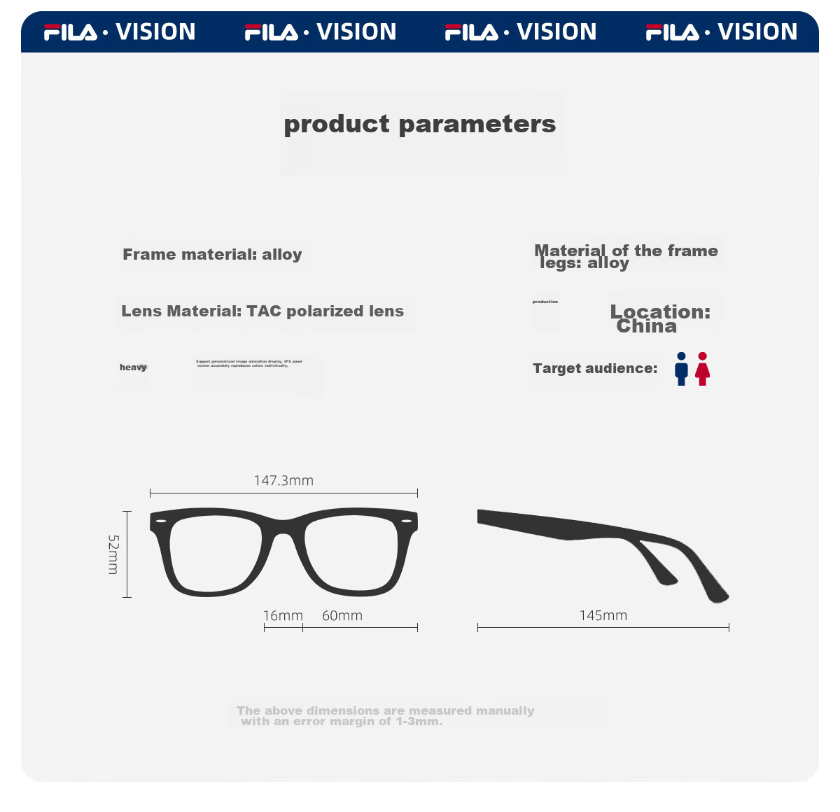 FILA Foldable Polarized Sunglasses for Men And Women, UV Protection, Portable And Compact B25 Sunglasses for Back-To And Father's Day 8