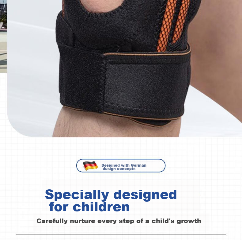 Bamaier [German Professional Children's Sports Knee Pads] Basketball Running Hiking Protective Joint Knee Meniscus Protectio 2
