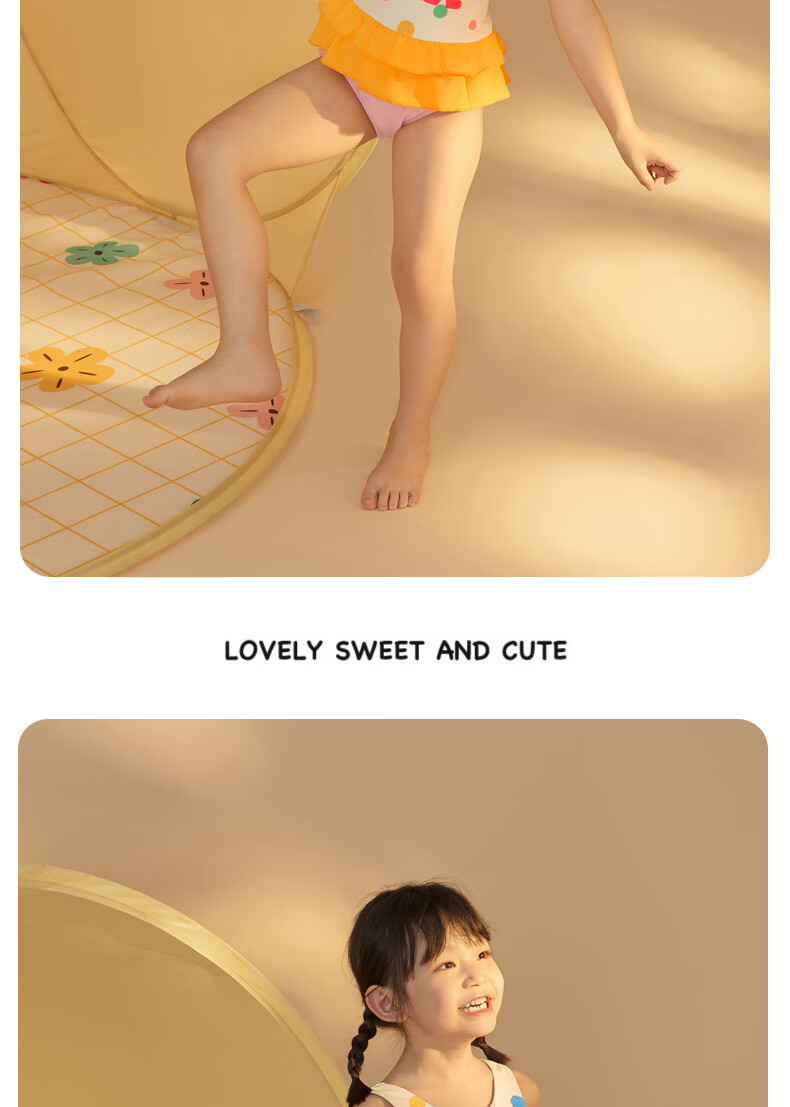 Adoreswim 2024 New Fashion Trendy Cute Style Girls' Summer Swimsuit Set, Two-Piece, Size 105 12
