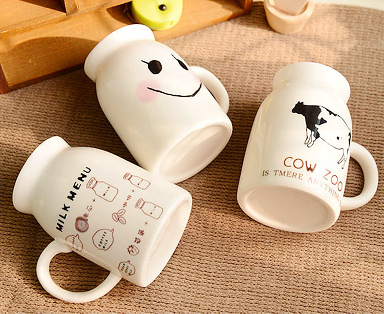 Beisesi Mug, Creative Gift, Ceramic Cup, Cloud-Shaped Milk Cup, Breakfast And Drinking Cup for Men And Women Students 12