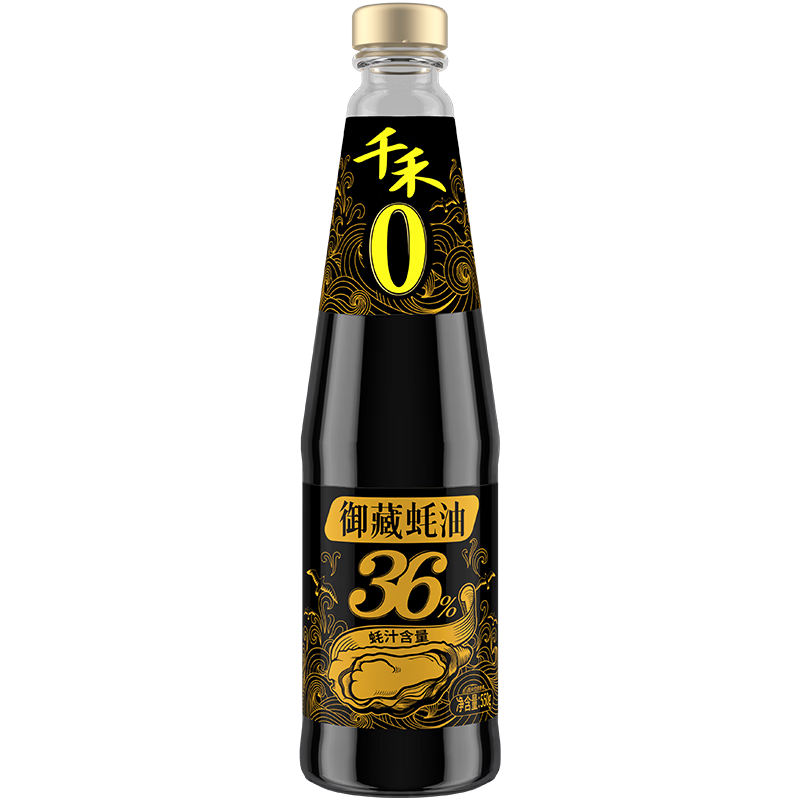 千禾 御藏蚝油550g 【0添加36%蚝汁量】 炒菜炖煮 凉拌点蘸 提鲜增香