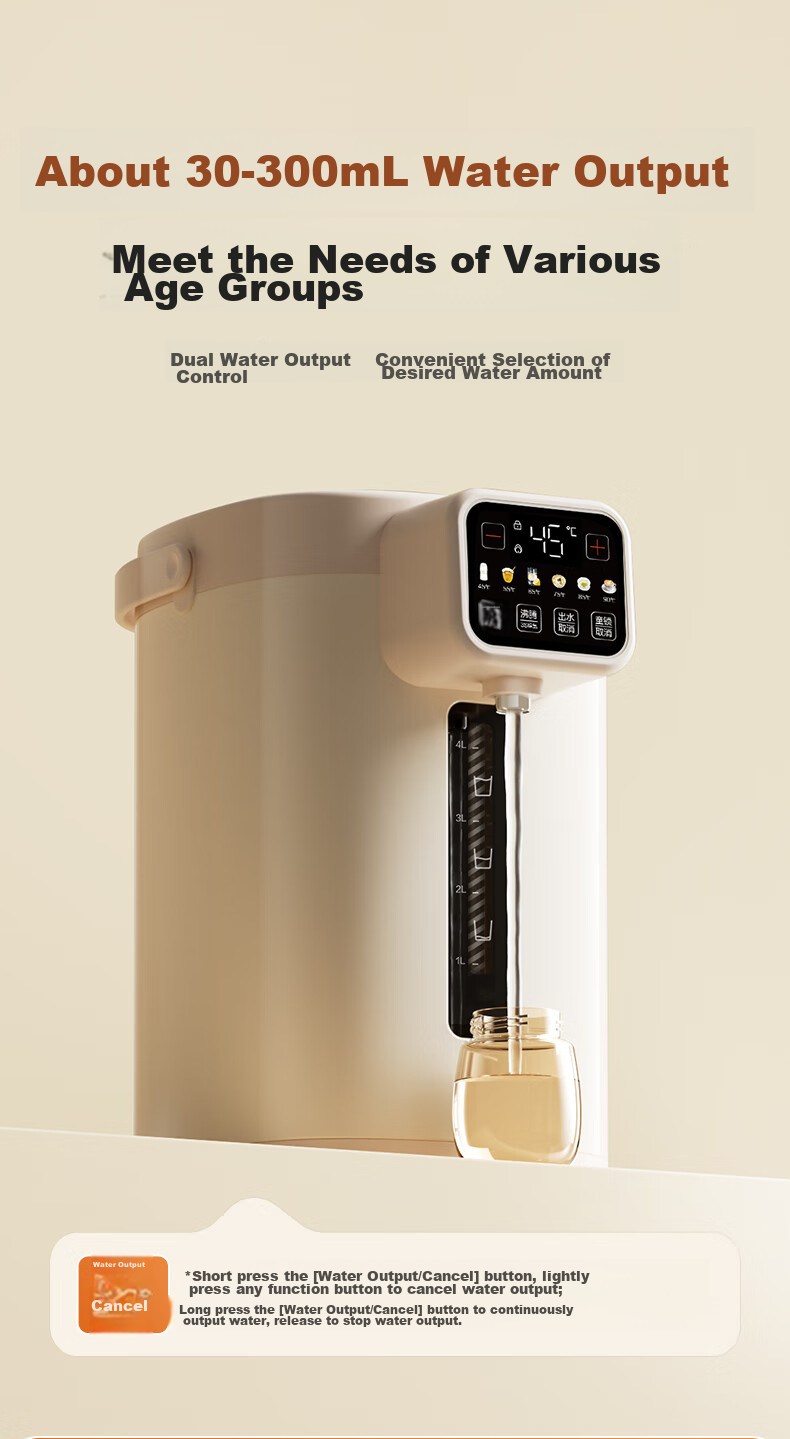 Haier Constant Temperature Kettle, Milk Powder Maker, Baby Formula Maker, 5L Large Capacity, Automatic Milk Dispenser, Intelligent Electric Hot Water Kettle with Temperature Control 11