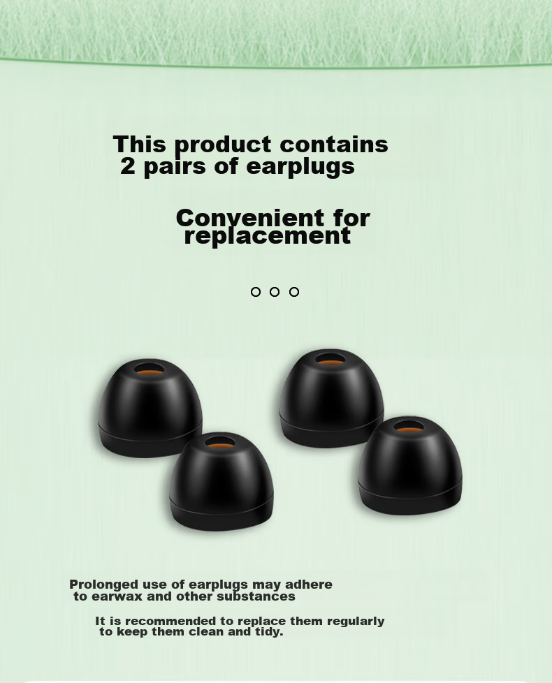 Masentek Earphone Eartips, Suitable for SO XBA Sennheiser Mowser Series Bluetooth NY, Anti-Slip Replacement Silicone Accessories, Black Small Size 2 Pairs 2