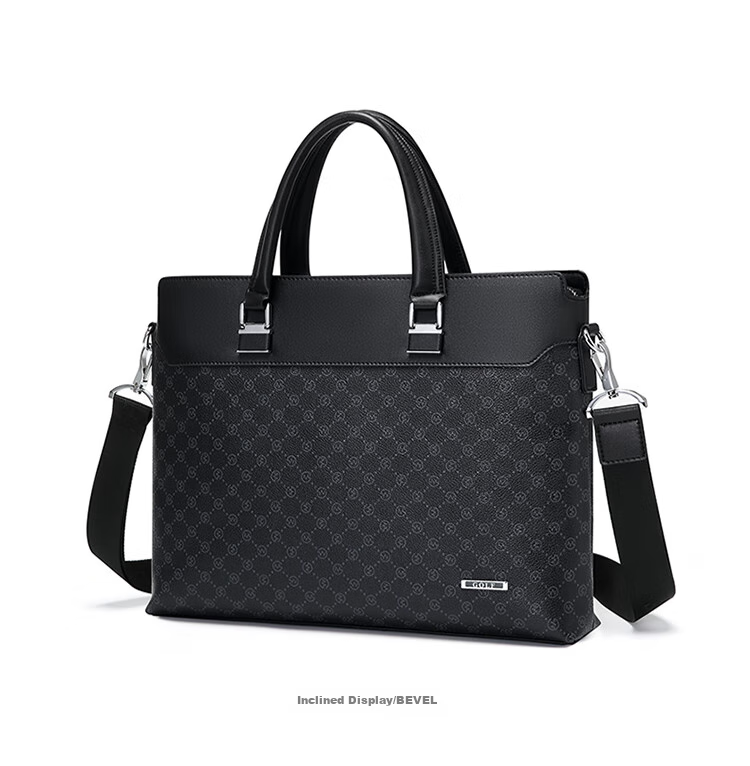 GOLF Briefcase, Men's Handbag, 14-Inch Laptop Bag, Business Office Travel Shoulder Crossbody Bag 23