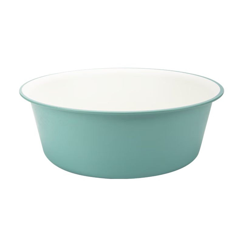 Bendi Large Thick Two-Color Washbasin, 38cm Single Pack, Foot Washing Basin, Plastic Washbasin for Student Dormitory, Foot Soaking Basi