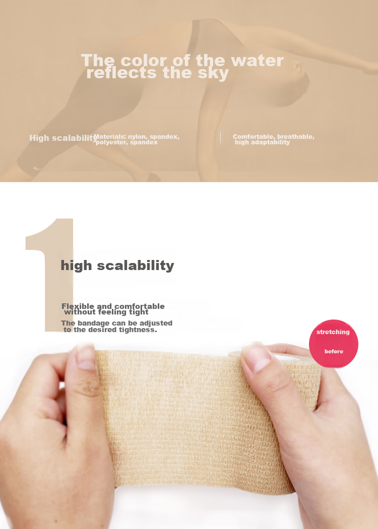 Chidong Elastic Self-Adhesive Bandage for Hand Protection, Boxing Leg Wraps, Hand And Ankle Support, Sports Elastic Bandage, 9 Rolls, 5cm X 4.5m 5