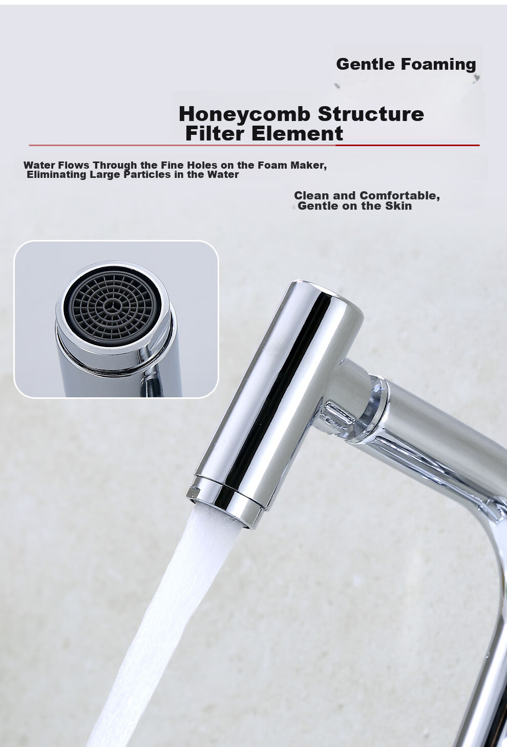 CVBAB All-Copper Main Body Wall-Mounted Kitchen Faucet, Hot And Cold Single Handle, Sink Mixer Valve, CV2205 7