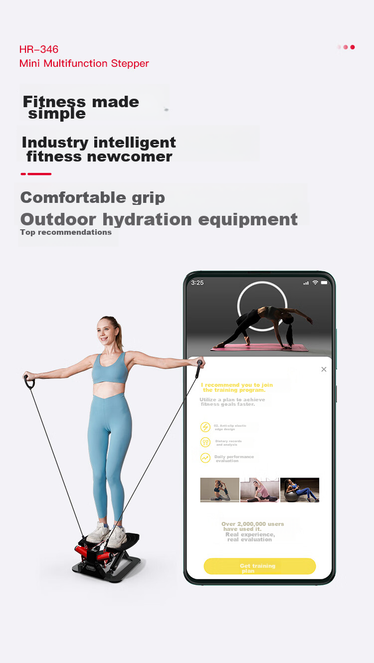 HARISON American Stepper, Home Mini Elliptical Machine, Foot Pedal Machine, Stair Climber, Fitness Equipment HR-346eco 15