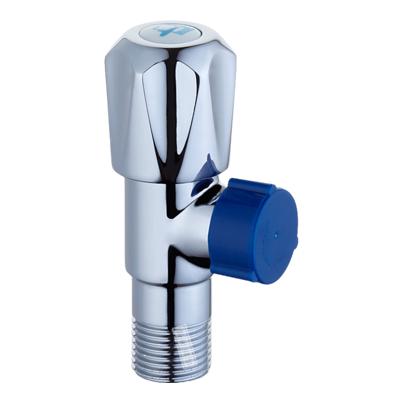 Submarine F006 Copper Chrome-Plated Angle Valve, Triangular Valve, Cold And Hot Extended Angle Valve, High-Flow Angle Valve Specially Designed for Water Heaters
