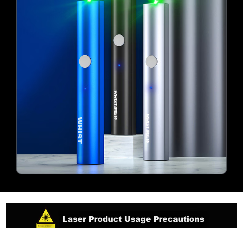 Whist A26 Silver Laser Pointer, Green Light Outdoor Star Pointer, USB Rechargeable High-Power Laser Light, Long-Range Infrared Construction Site Laser Flashlight, Long Battery Life Green Light Pe 16