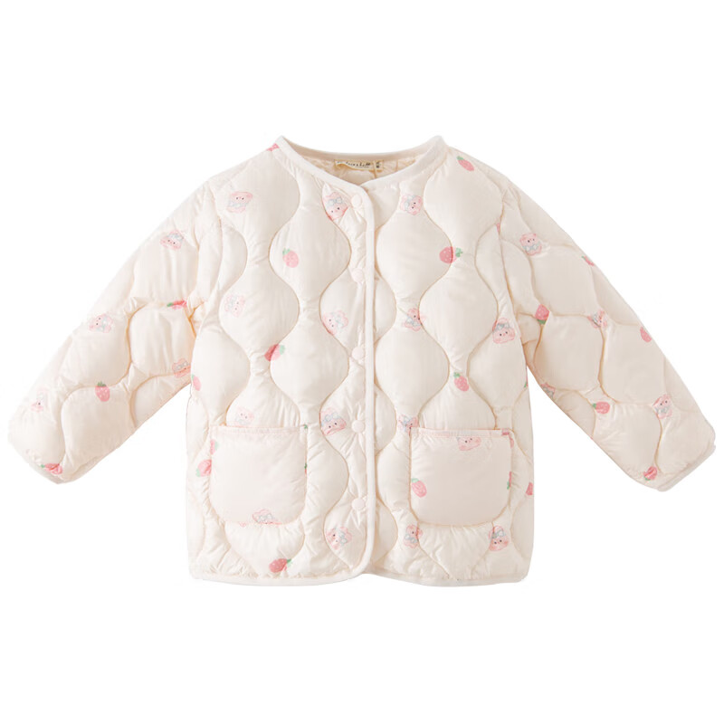 DAVE & BELLA Girls' Down Jacket Kids Autumn Winter Three-Proof Lightweight Down Liner Coat DB4223467