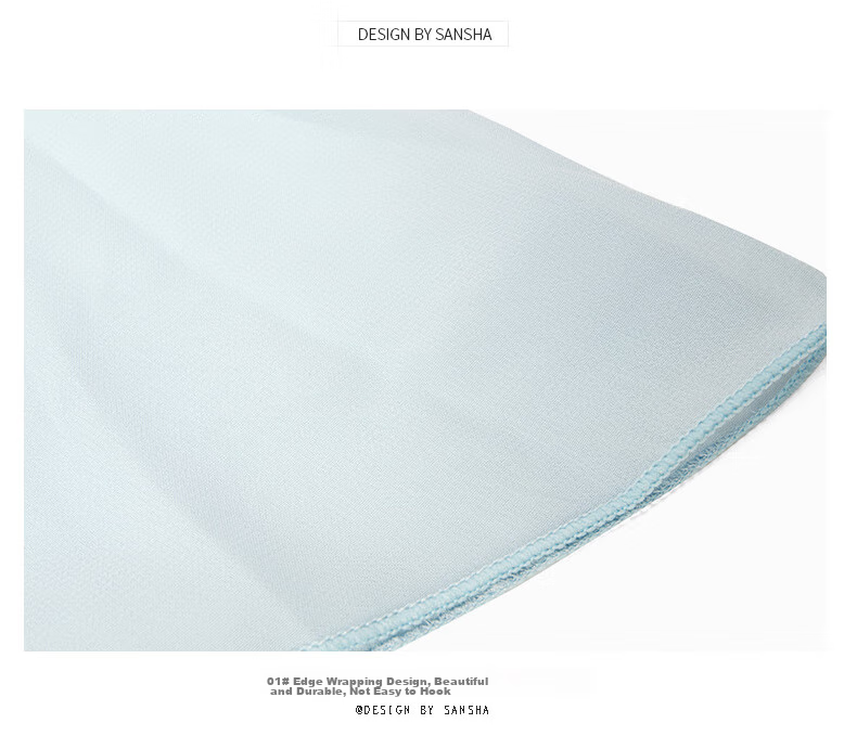 Sansha Dance Chiffon Skirt Ballet Short Practice Skirt One-Piece Tie-Up Irregular Chiffon Skirt White 12