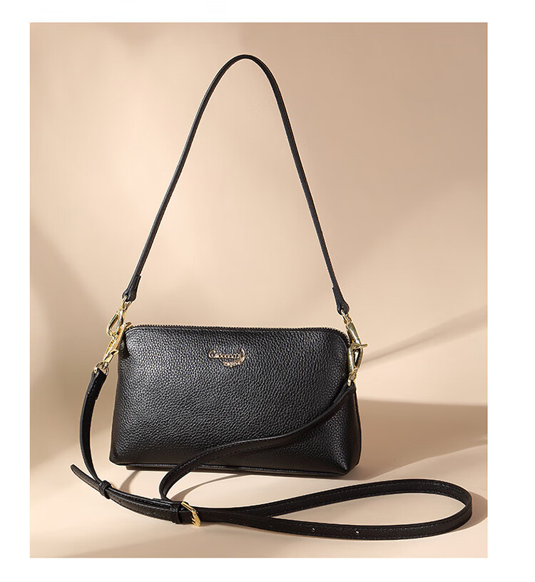CROCODILE Goddess Festival Top-Grain Leather Casual Underarm Bag, Simple Versatile Shoulder Crossbody Women's Handbag Gift XT363 10