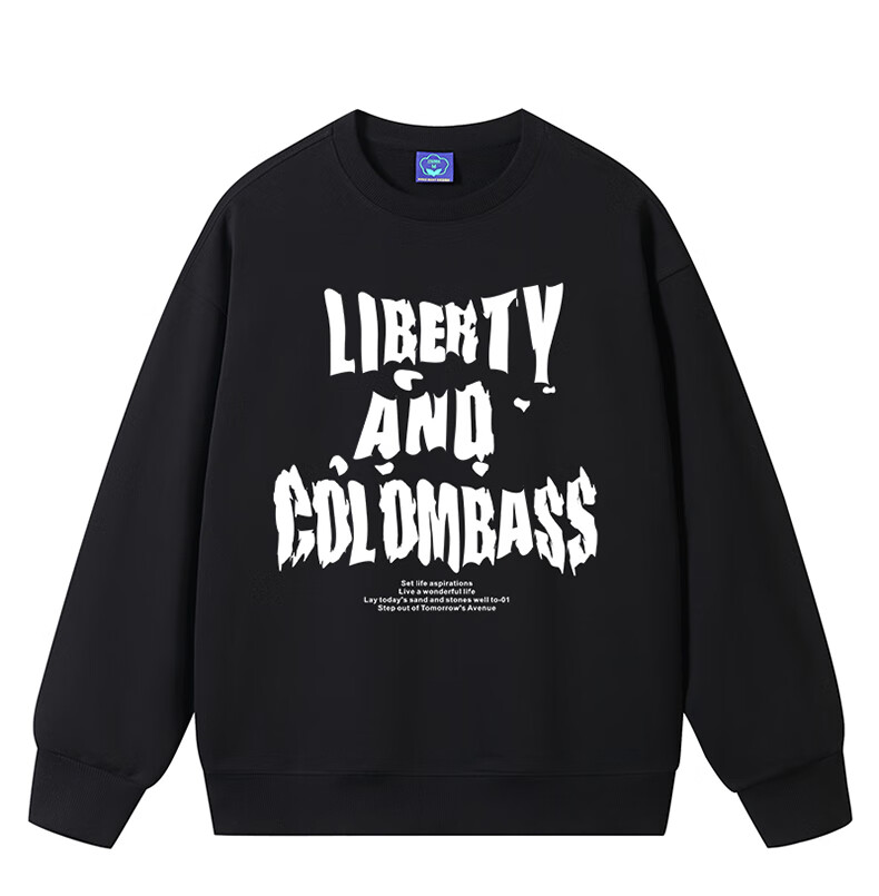 Colombass Heavyweight Pullover Crewneck Sweatshirt for Men And Women, Autumn And Winter Trendy Loose-Fit Hoodless Long-Sleeve Base Layer Trendy Jacket 7