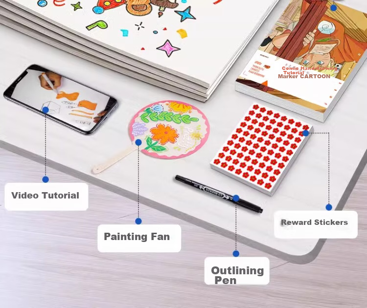 Liupintang Acrylic Markers, Waterproof Non-Translucent Watercolor Pens, Specially Designed for Elementary School Students, Soft Tip, Washable, Art Supplies for Students, Kindergarten And Children's Drawing Pens, Graffiti Handles, Acrylic 4