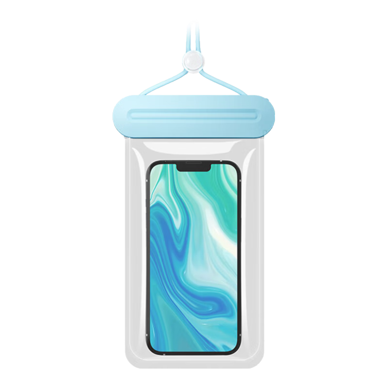 Etravel Waterproof Phone Case, Fully Waterproof, Touchscreen Compatible, IPX8 Rating, for Swimming, Rafting, Hot Springs, Blue Color