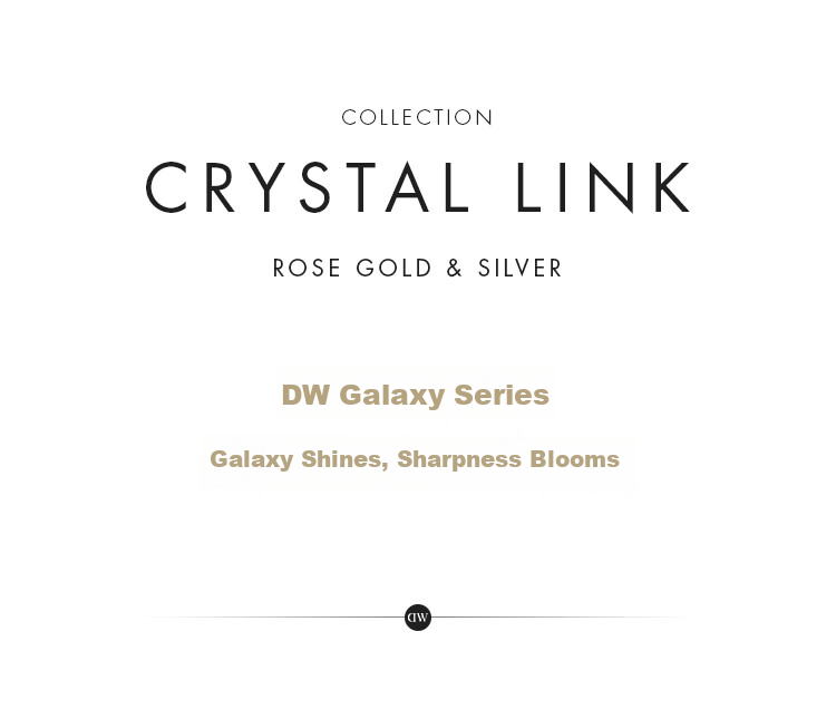 DanielWellington DW Necklace for Women, Starry Rose Gold Shining Zirconium Collarbone Chain DW571 Birthday Gift for Girls 2